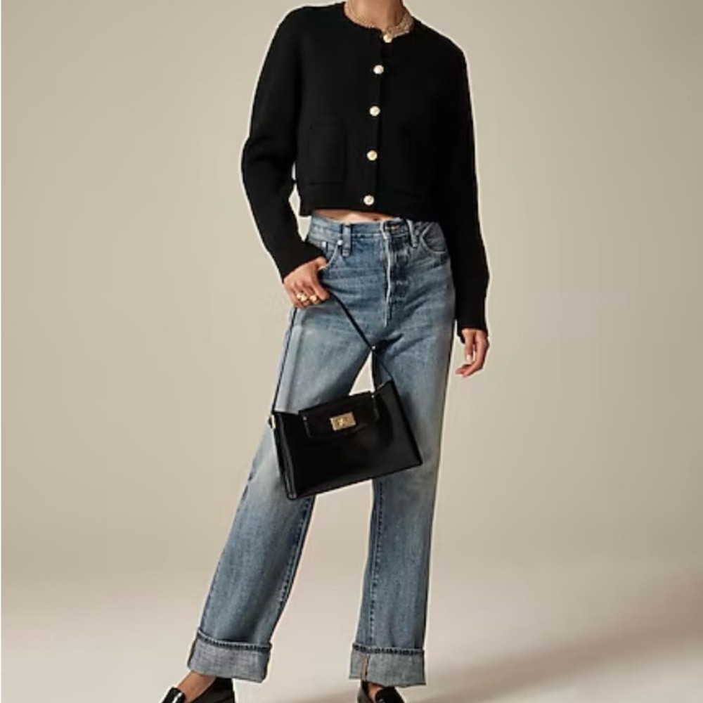 JCrew Black Sweater Jacket